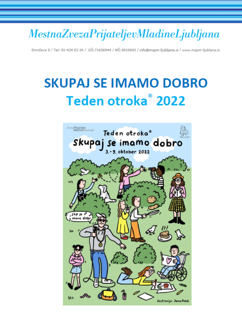 SKUPAJ SE IMAMO DOBRO – Teden otroka