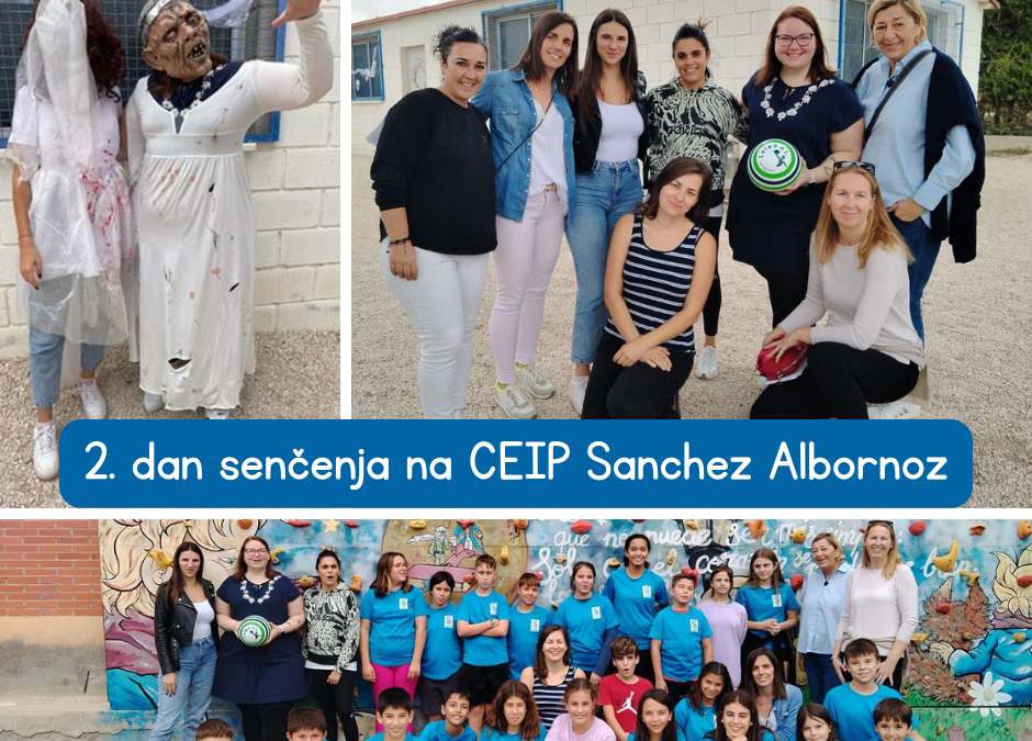 Erasmus+ E.C.O. S.T.E.P.S – 2. DAN SENČENJA na CEIP Sanchez Albornoz