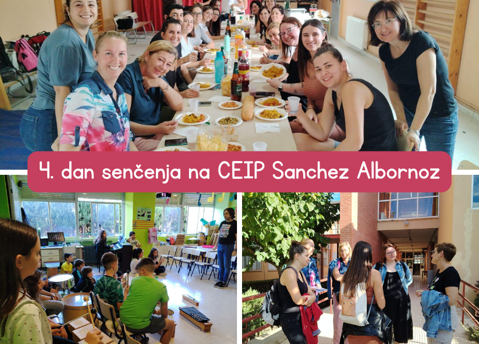 Erasmus+ E.C.O. S.T.E.P.S – 4. DAN SENČENJA na CEIP Sanchez Albornoz